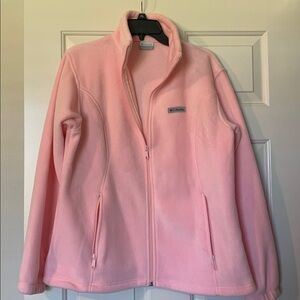 Columbia Soft Pink Full-Zip Jacket XL
